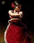 Fabian Perez Fabian Perez Celina con Lunares Negros